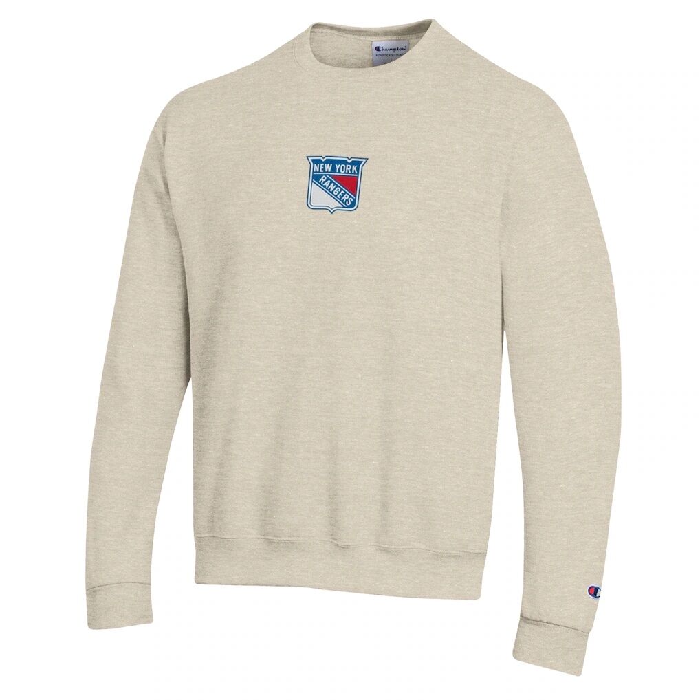 New York Rangers Champion Eco Powerblend Sweatshirt - Oatmeal