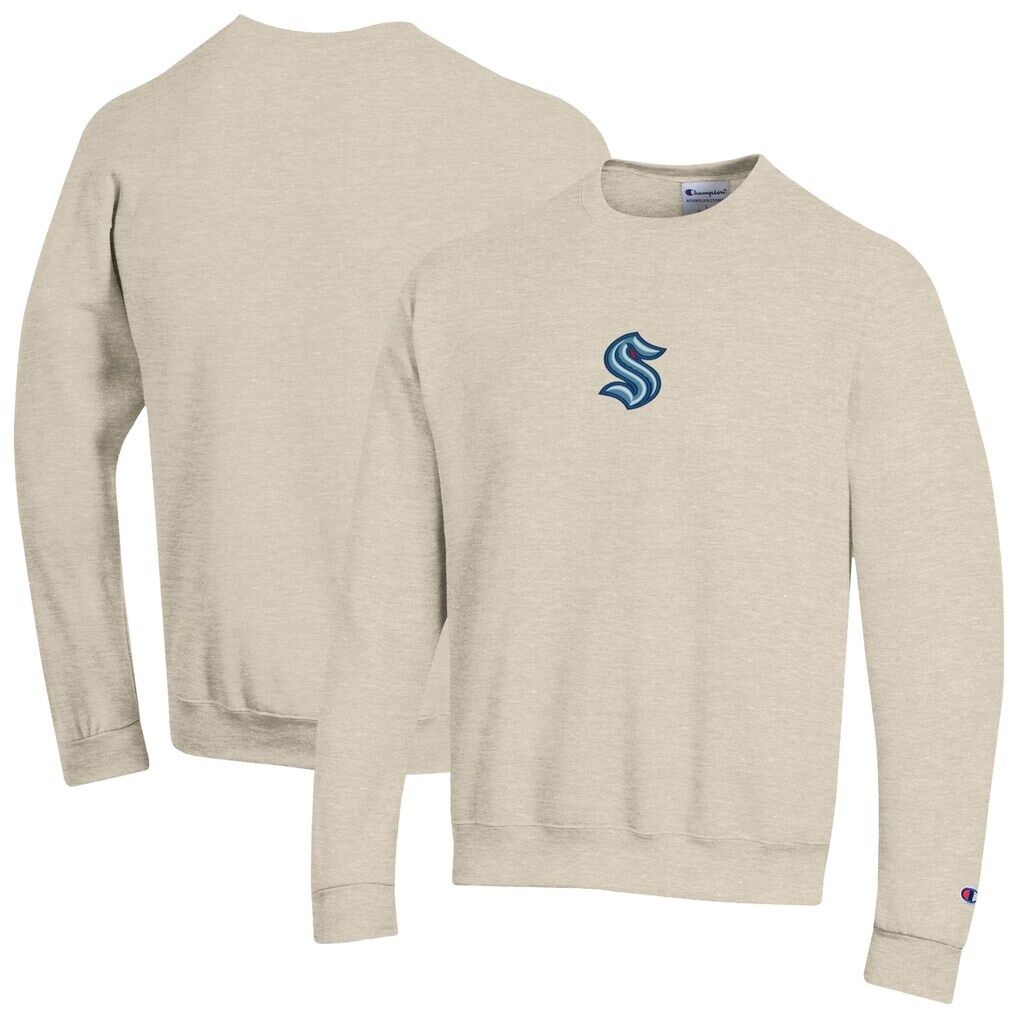 Seattle Kraken Champion Eco Powerblend Sweatshirt - Oatmeal