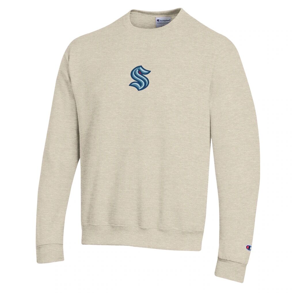 Seattle Kraken Champion Eco Powerblend Sweatshirt - Oatmeal