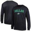 Dallas Stars Champion Jersey Long-Sleeve T-Shirt - Black - Front View