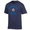 Winnipeg Jets Champion Primary Logo Jersey T-Shirt - Navy - Front View