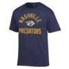 Nashville Predators Champion Primary Logo Jersey T-Shirt - Navy - Side View