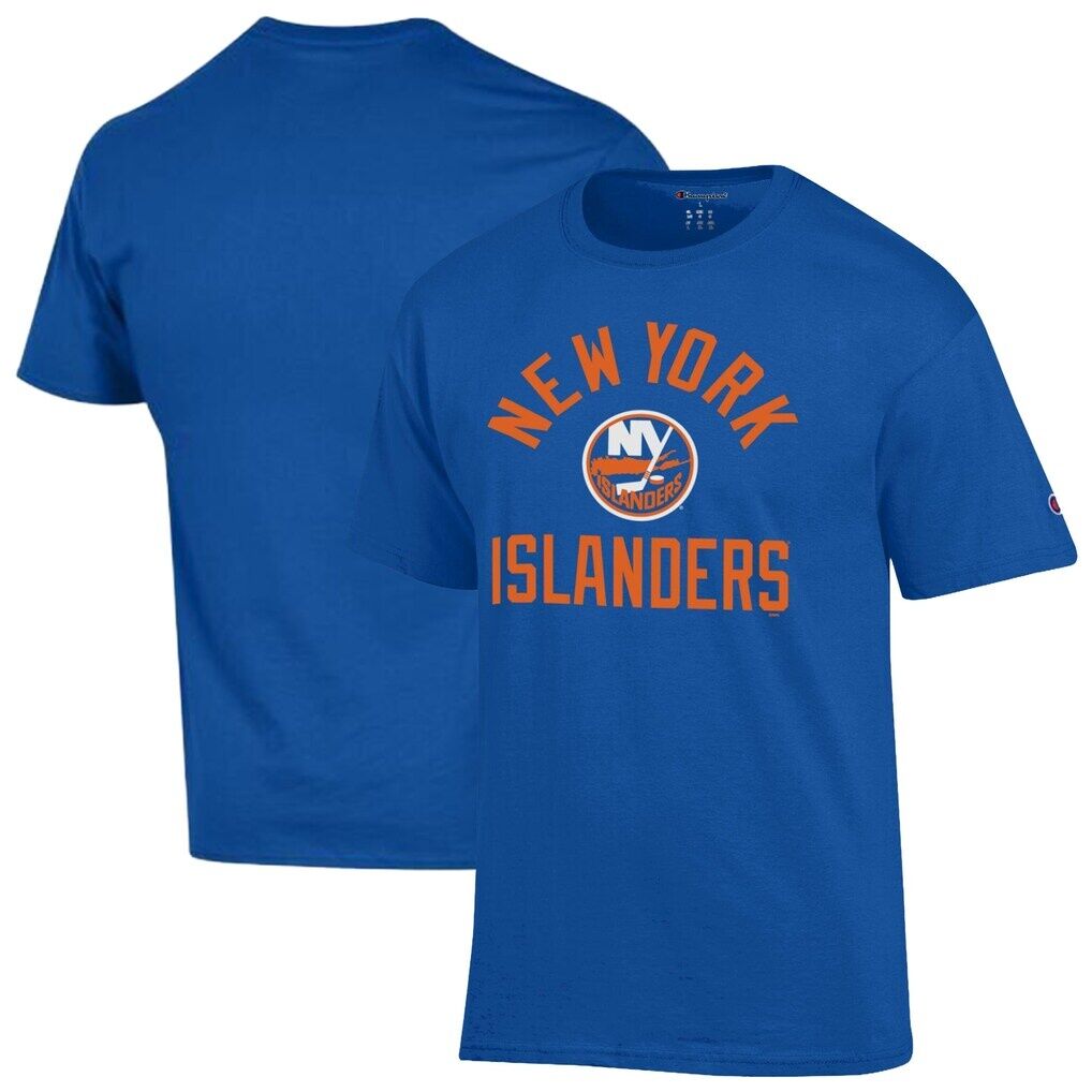 New York Islanders Champion Primary Logo Jersey T-Shirt - Royal