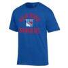 New York Rangers Champion Primary Logo Jersey T-Shirt - Blue - Side View