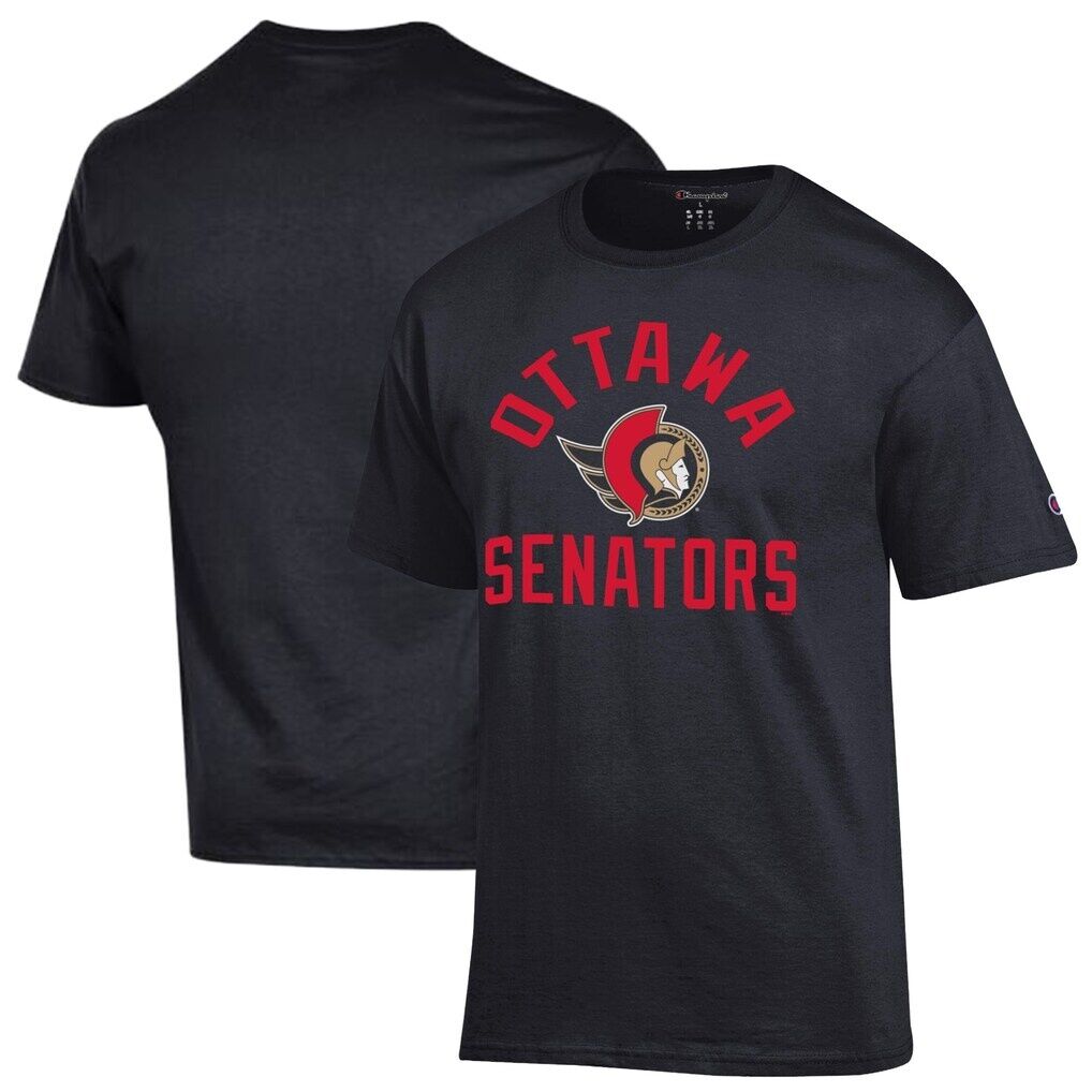 Ottawa Senators Champion Primary Logo Jersey T-Shirt