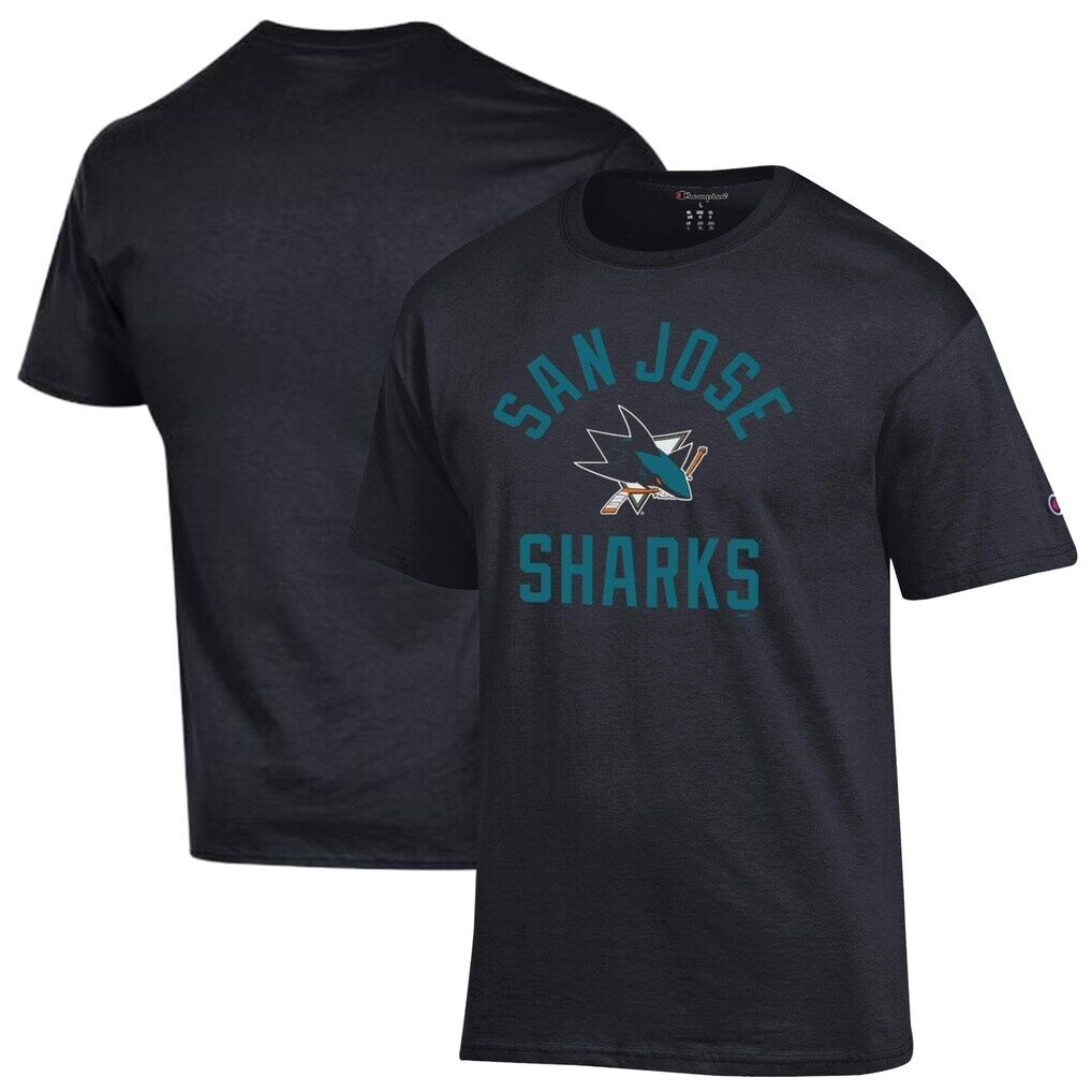 San Jose Sharks Champion Primary Logo Jersey T-Shirt