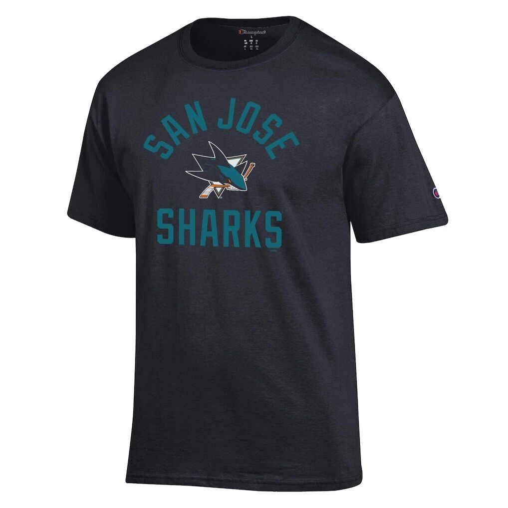 San Jose Sharks Champion Primary Logo Jersey T-Shirt