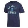Seattle Kraken Champion Primary Logo Jersey T-Shirt - - Side View