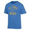 St. Louis Blues Champion Primary Logo Jersey T-Shirt - Blue - Side View