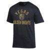 Vegas Golden Knights Champion Primary Logo Jersey T-Shirt - Black - Side View