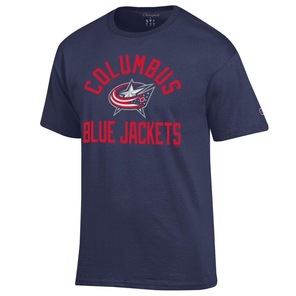 Columbus Blue Jackets Champion Primary Logo Jersey T-Shirt
