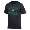 Dallas Stars Champion Primary Logo Jersey T-Shirt - Black - Side View