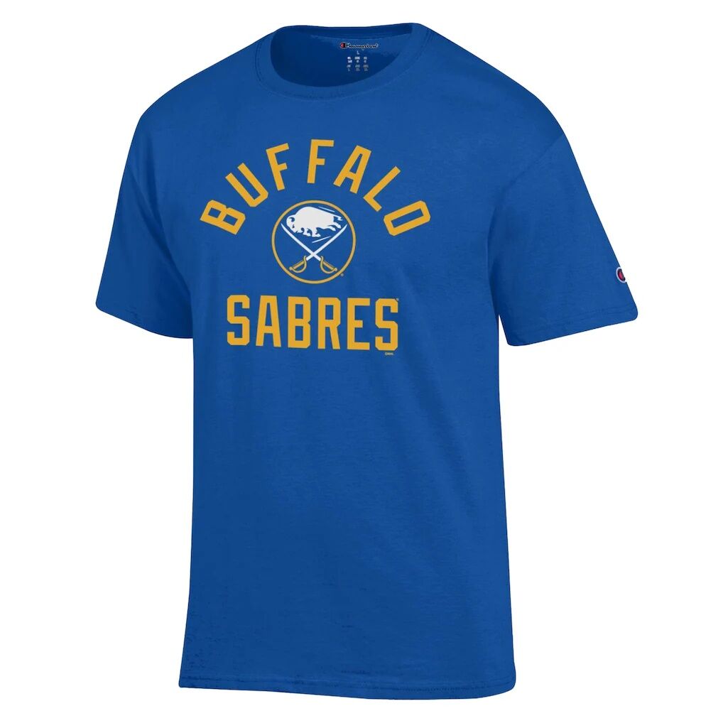 Buffalo Sabres Champion Primary Logo Jersey T-Shirt – Royal