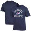 Colorado Avalanche Champion Primary Logo Jersey T-Shirt - Navy - Front View
