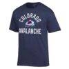 Colorado Avalanche Champion Primary Logo Jersey T-Shirt - Navy - Side View