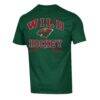 Minnesota Wild Champion Stick With It Jersey T-Shirt - Green - Detail View