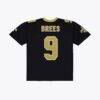 Drew Brees New Orleans Saints Mitchell & Ness 2009 Legacy Jersey - Black - Detail View