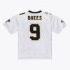Drew Brees New Orleans Saints Mitchell & Ness Super Bowl XLIV Authentic Jersey - White - Detail View