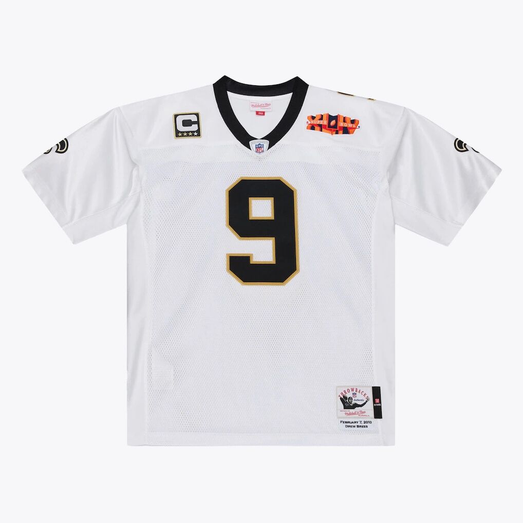 Drew Brees New Orleans Saints Mitchell & Ness Super Bowl XLIV Authentic Jersey