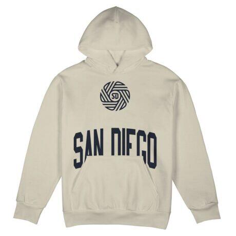 San Diego FC Stadium Essentials Unisex Surrender Hoodie - - Front View