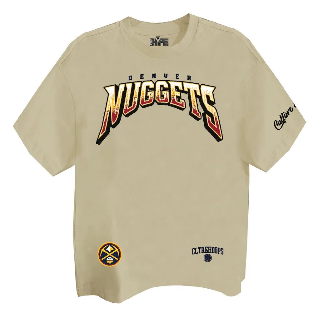 Denver Nuggets Two Hype Unisex Drip & Dime Elevated Drop Shoulder T-Shirt