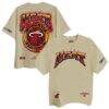 Miami Heat Two Hype Unisex Drip & Dime Elevated Drop Shoulder T-Shirt - Cream - Front View