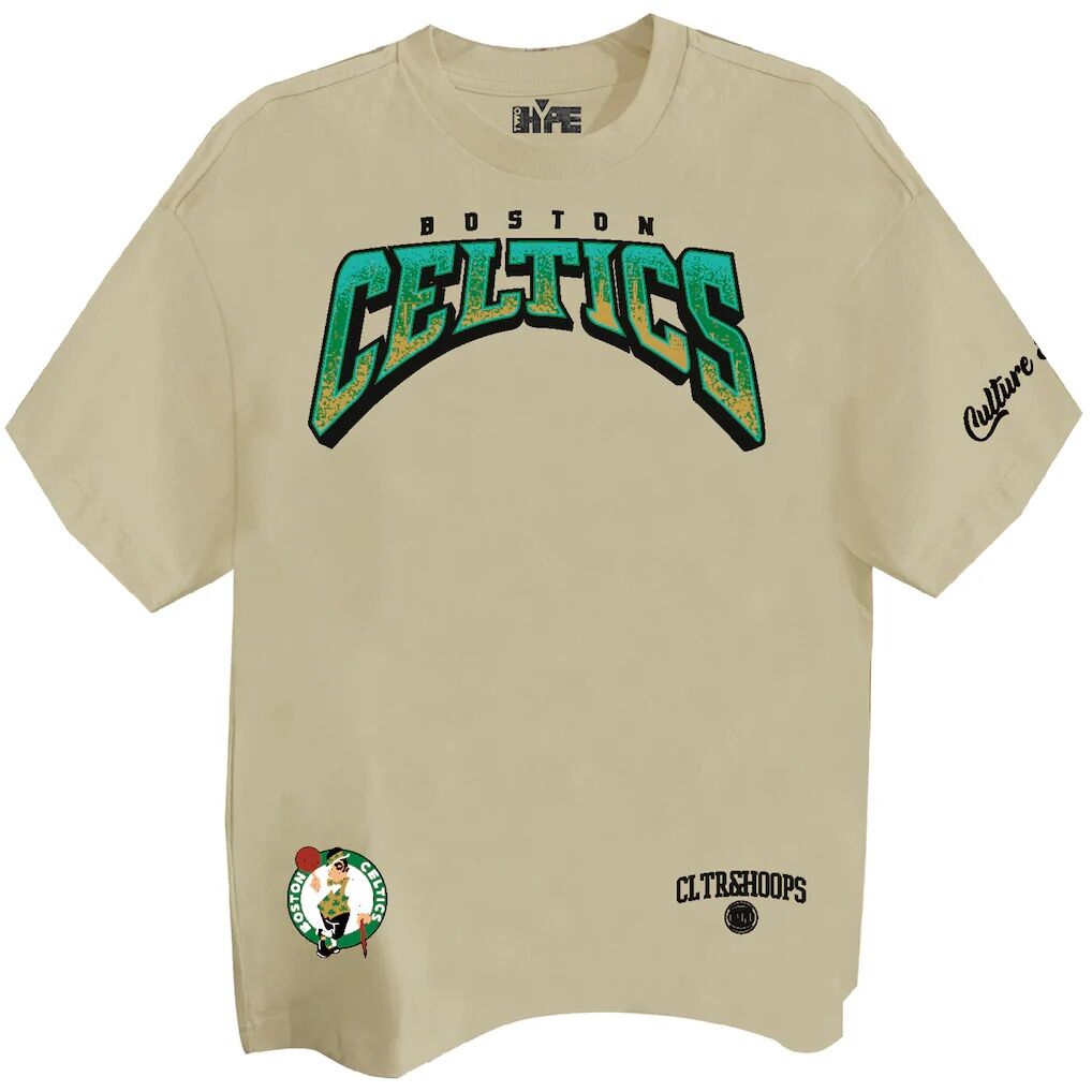 Boston Celtics Two Hype Unisex Drip & Dime Elevated Drop Shoulder T-Shirt