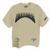 Golden State Warriors Two Hype Unisex Drip & Dime Elevated Drop Shoulder T-Shirt - Cream - Side View
