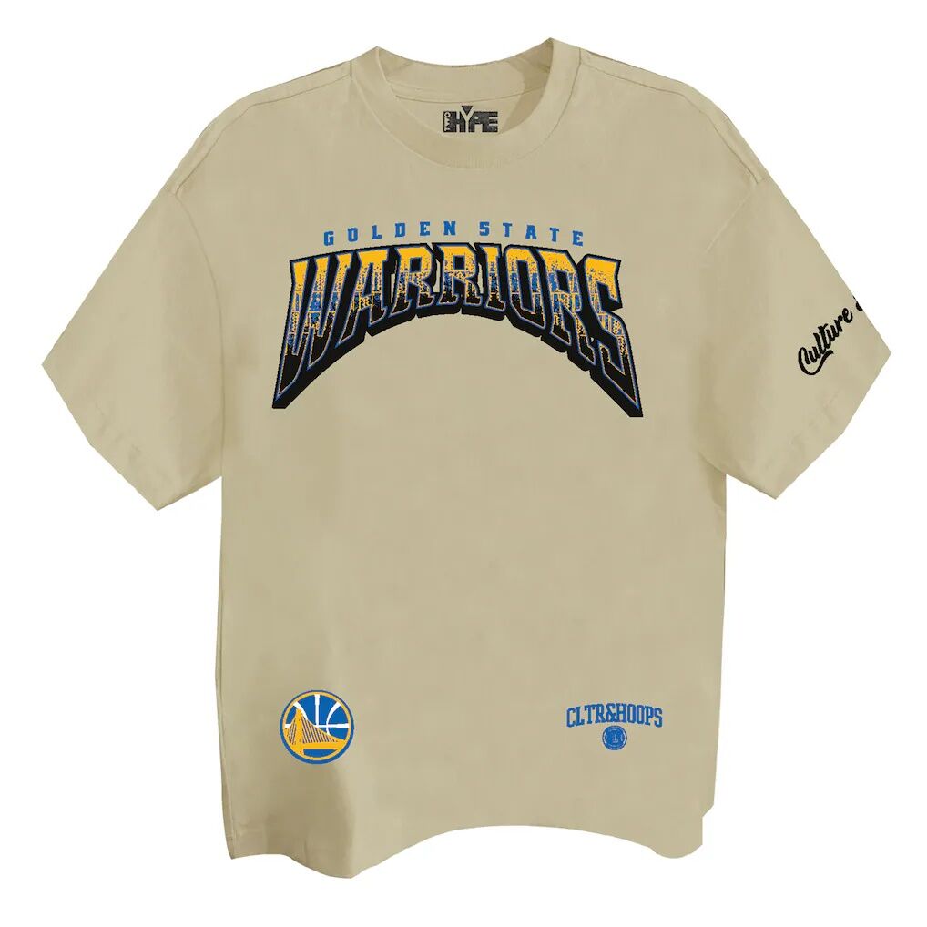 Golden State Warriors Two Hype Unisex Drip & Dime Elevated Drop Shoulder T-Shirt
