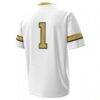 #1 Georgia Tech Yellow Jackets Under Armour Away Replica Football Jersey - White - Detail View