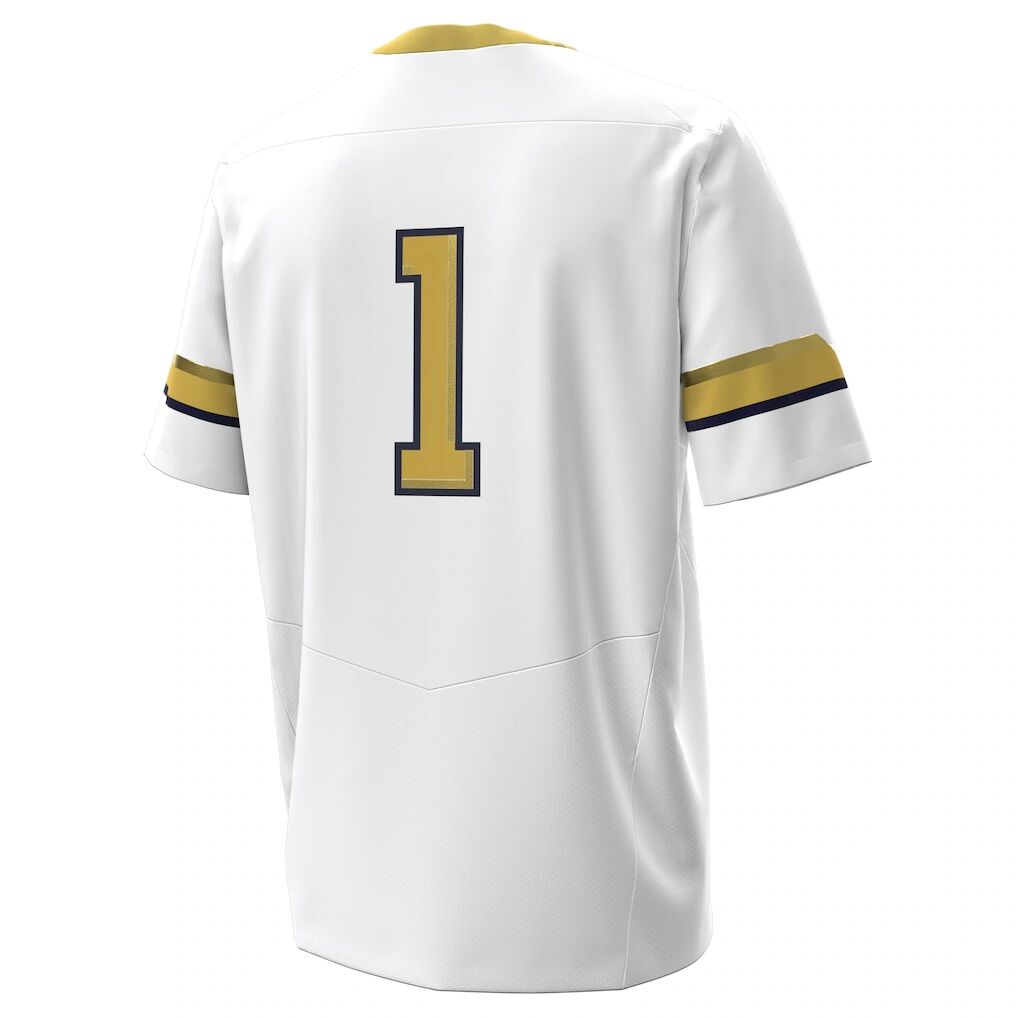 #1 Georgia Tech Yellow Jackets Under Armour Away Replica Football Jersey
