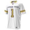 #1 Georgia Tech Yellow Jackets Under Armour Away Replica Football Jersey - White - Side View