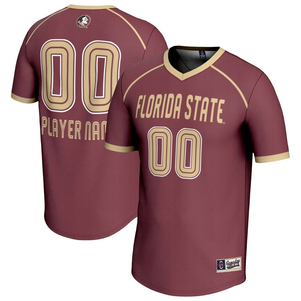 Florida State Seminoles GameDay Greats Unisex NIL Pick-A-Player Women's Lacrosse Lightweight Jersey - Garnet