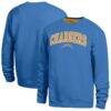 Los Angeles Chargers Champion Contrast Patch Sweatshirt - - Front View