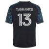 Anthony Markanich Minnesota United FC adidas Youth 2026 The Decade Kit Replica Jersey - Black - Detail View