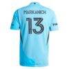 Anthony Markanich Minnesota United FC adidas 2025 CONVERGENCE On-Field Authentic Jersey - Blue - Detail View