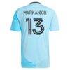 Anthony Markanich Minnesota United FC adidas 2025 CONVERGENCE Replica Jersey - Blue - Detail View