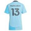 Anthony Markanich Minnesota United FC adidas Women's 2025 CONVERGENCE Replica Jersey - Blue - Detail View