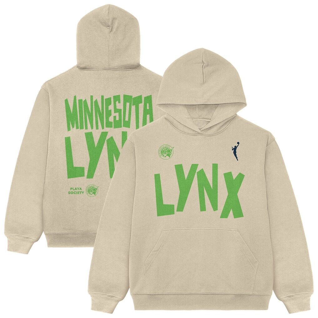 Minnesota Lynx Playa Society Unisex Established Hoodie - Oatmeal