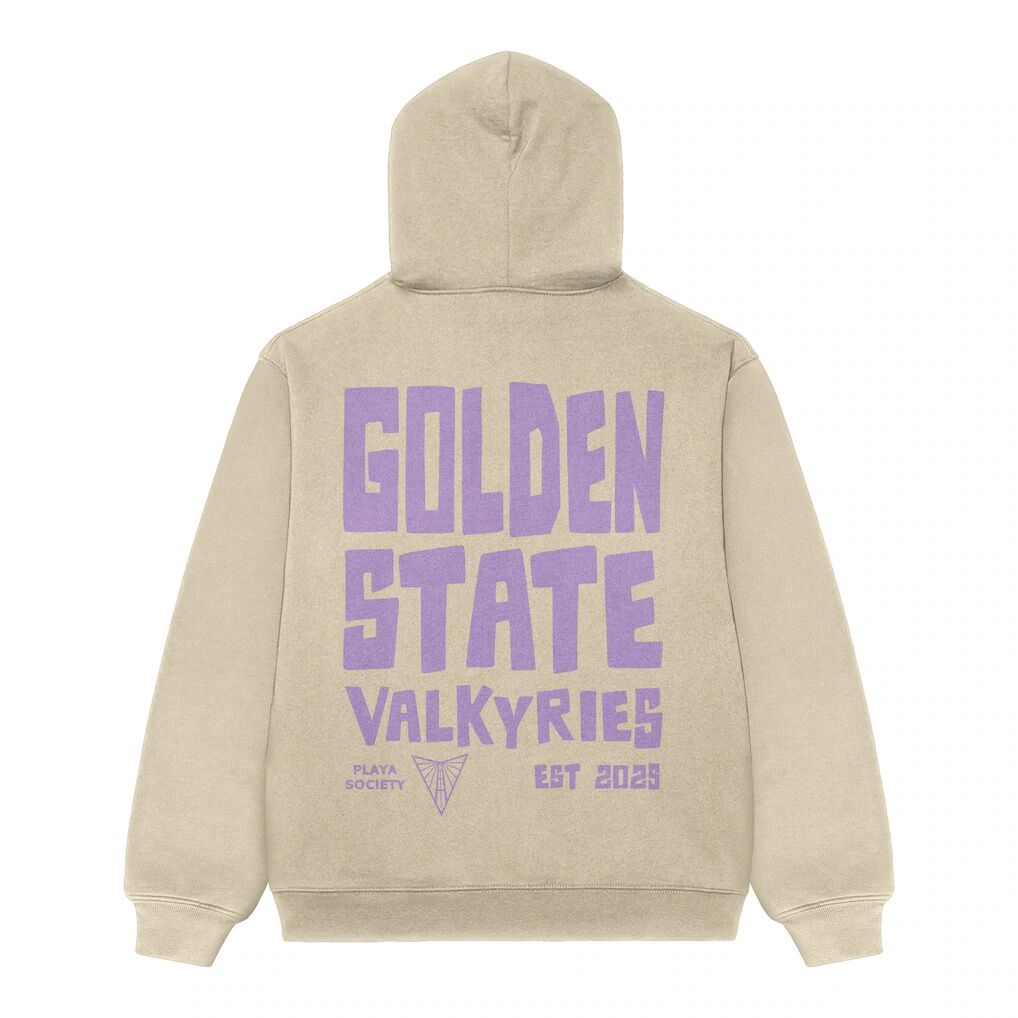 Golden State Valkyries Playa Society Unisex Established Hoodie - Oatmeal