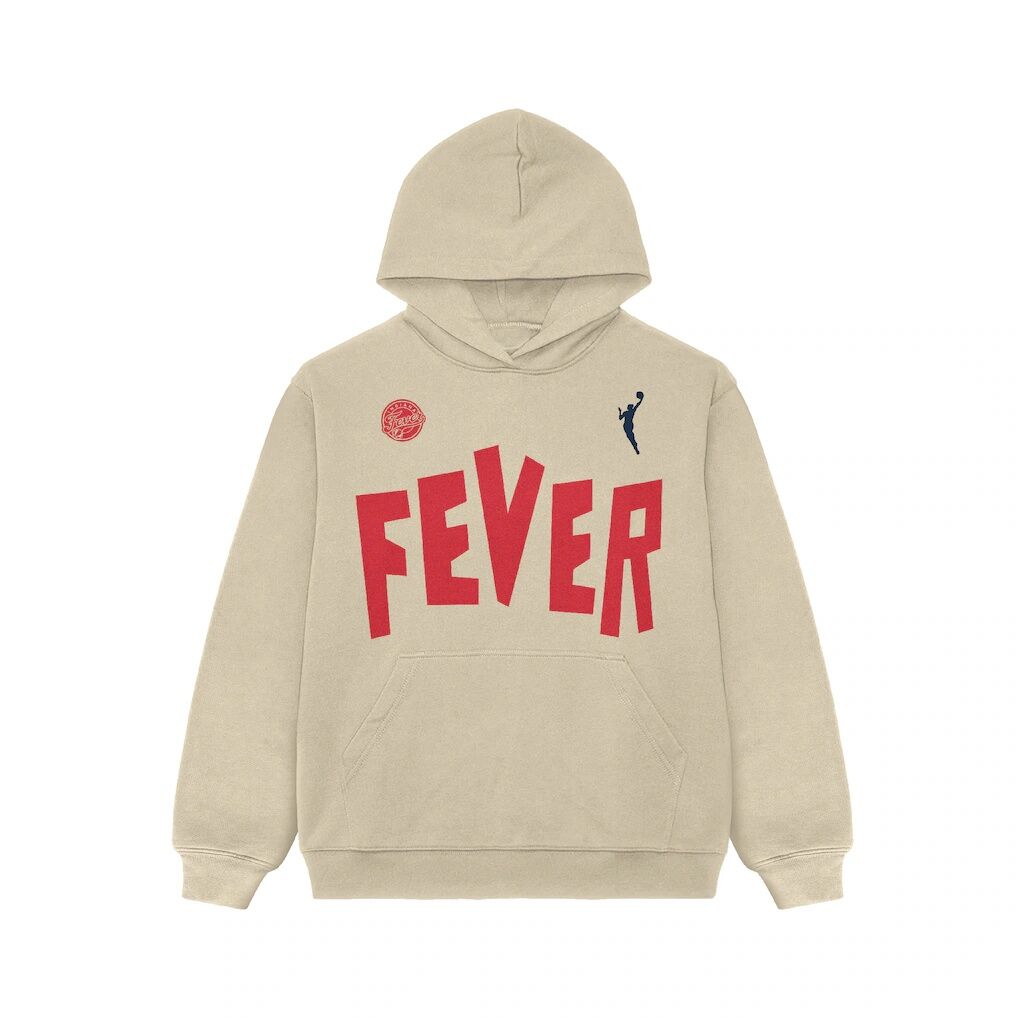 Indiana Fever Playa Society Unisex Established Hoodie - Oatmeal