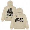 Las Vegas Aces Playa Society Unisex Established Hoodie - - Front View