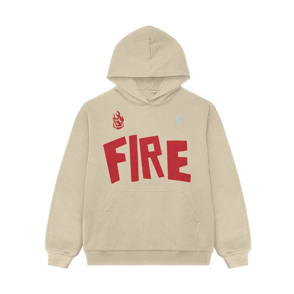 Portland Fire Playa Society Unisex Established Hoodie - Oatmeal