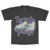 Toronto Tempo Playa Society Unisex Sketch T-Shirt - Black - Front View