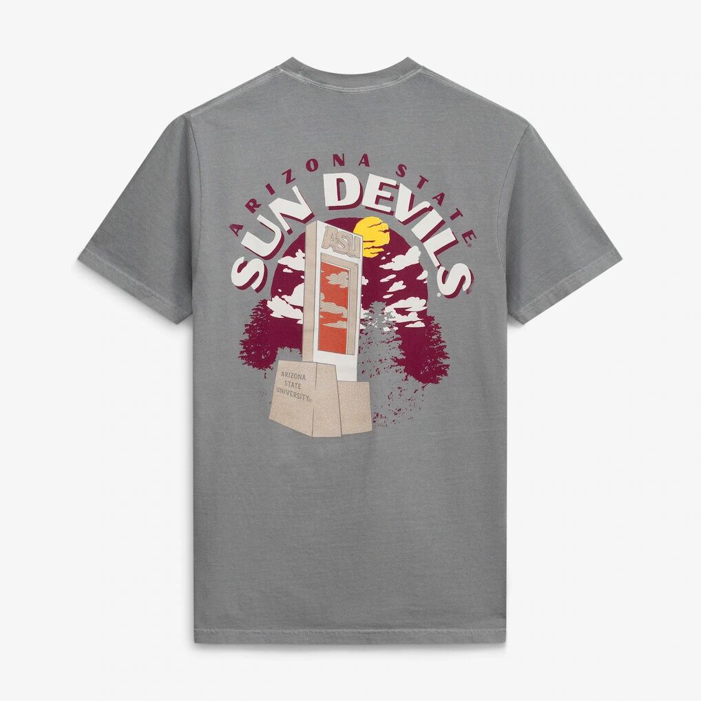 Arizona State Sun Devils Comfort Colors Team Statue T-Shirt