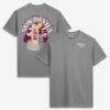 Arizona State Sun Devils Comfort Colors Team Statue T-Shirt - Gray - Front View