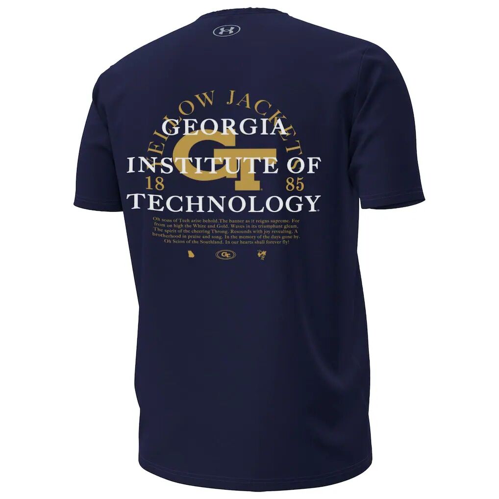 Georgia Tech Yellow Jackets Under Armour 2026 Sideline HeatGear T-Shirt