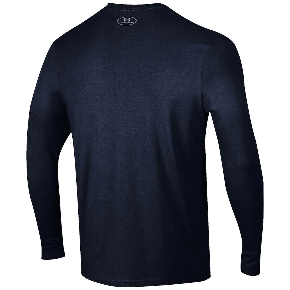 Georgia Tech Yellow Jackets Under Armour 2026 Sideline Performance Cotton Long Sleeve T-Shirt