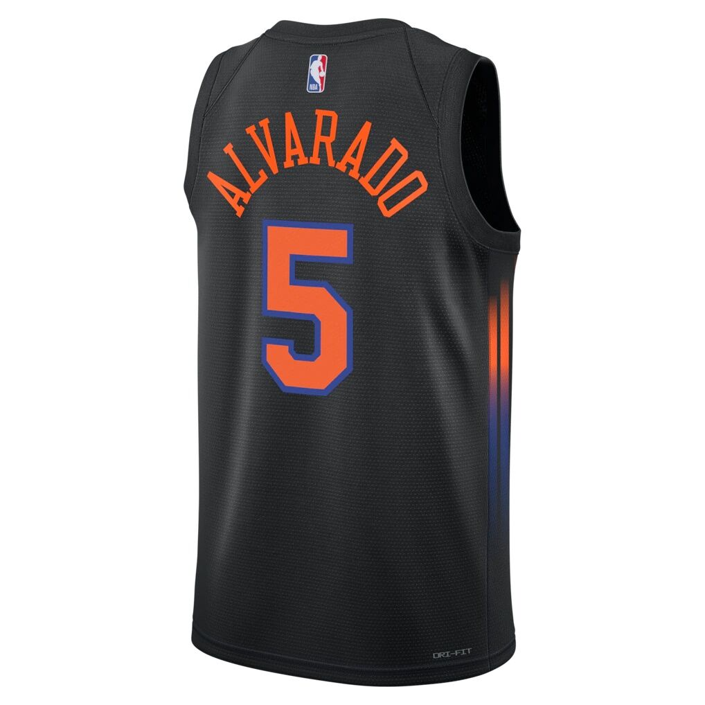 José Alvarado New York Knicks Jordan Brand Unisex Swingman Jersey - Statement Edition