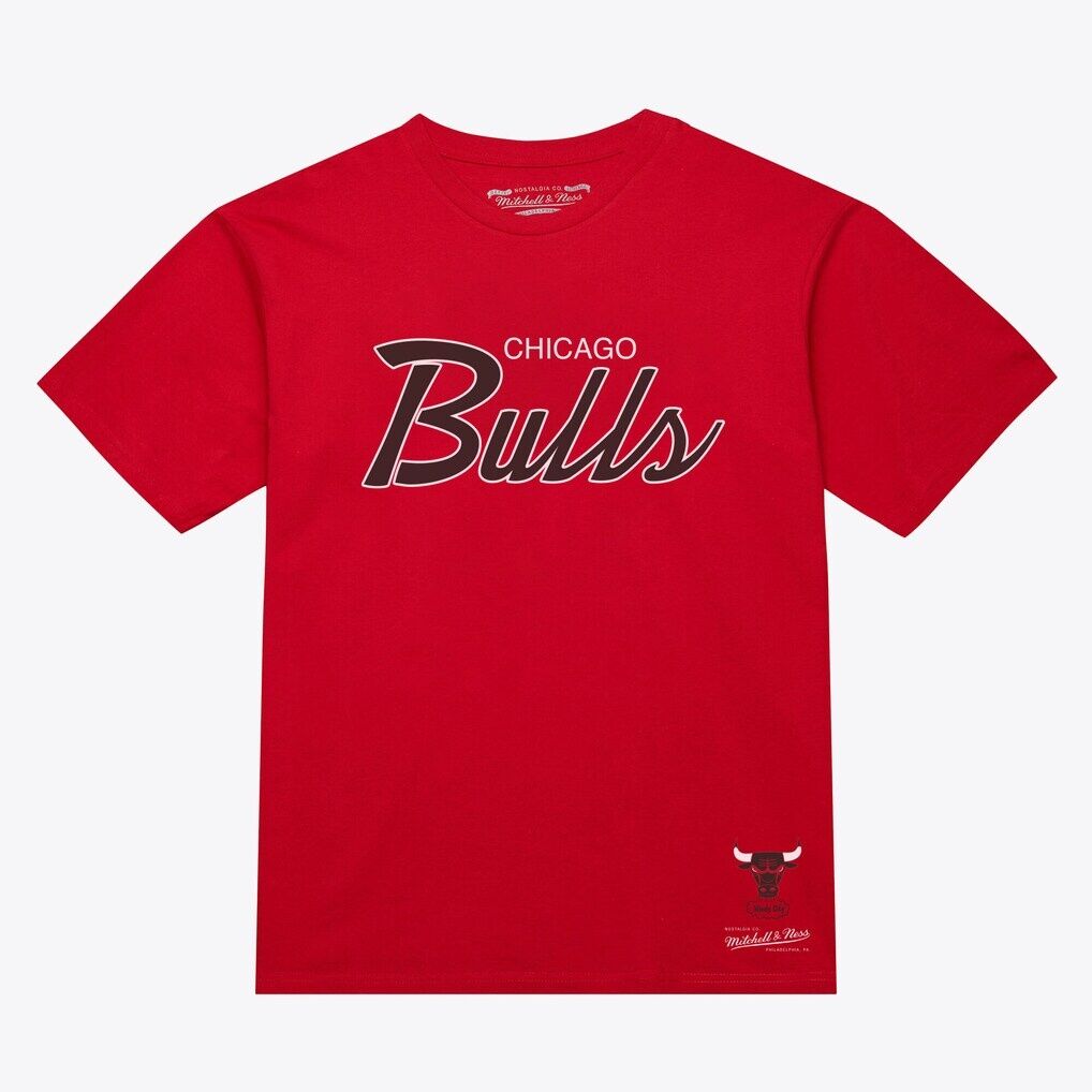 Chicago Bulls Mitchell & Ness Vintage Wordmark T-Shirt